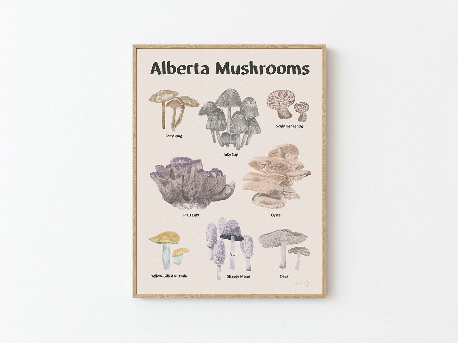 Alberta Mushrooms Print
