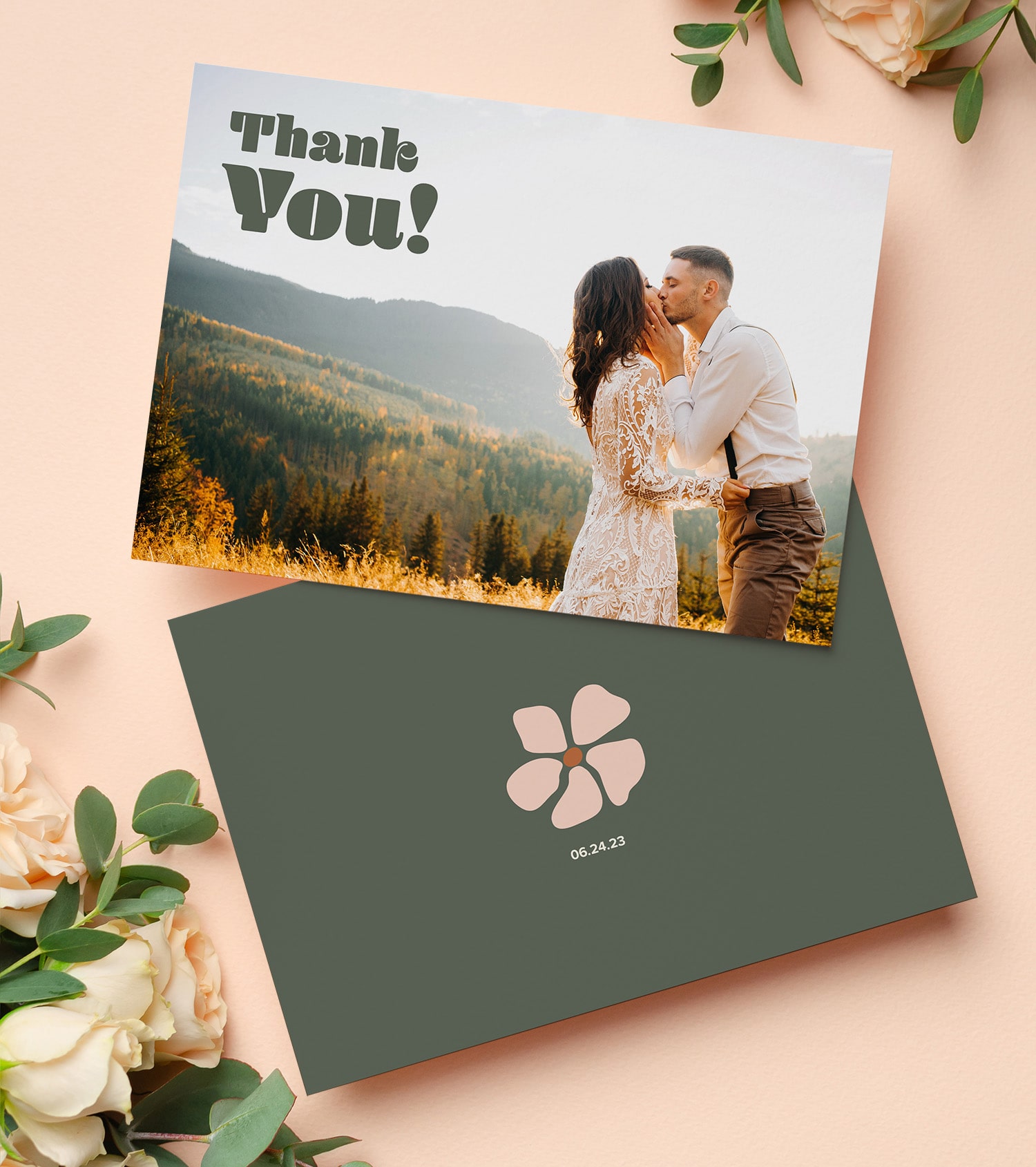 Wedding Event Thank Your Card