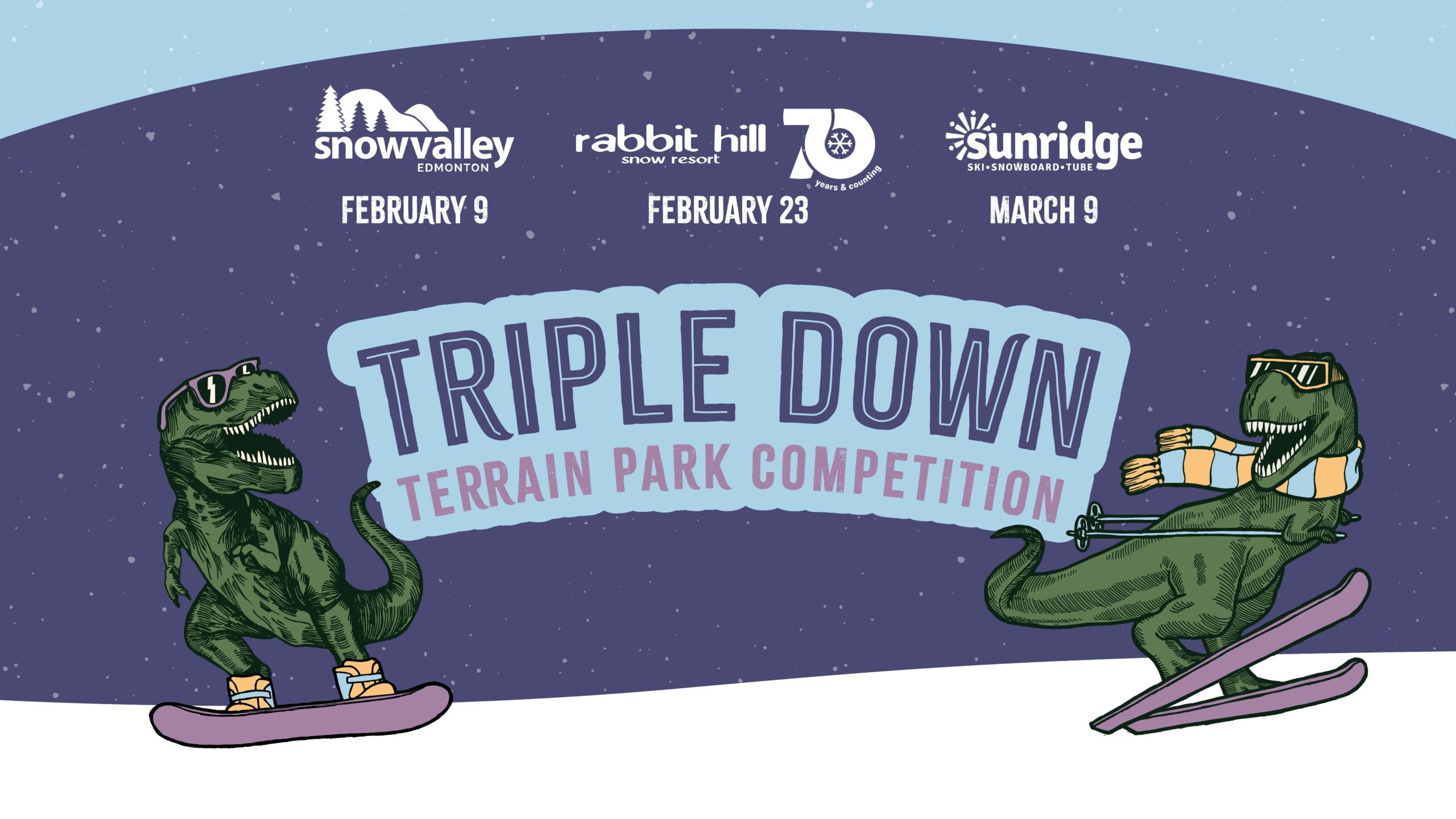 Triple Down Event Branding on Digital Sign
