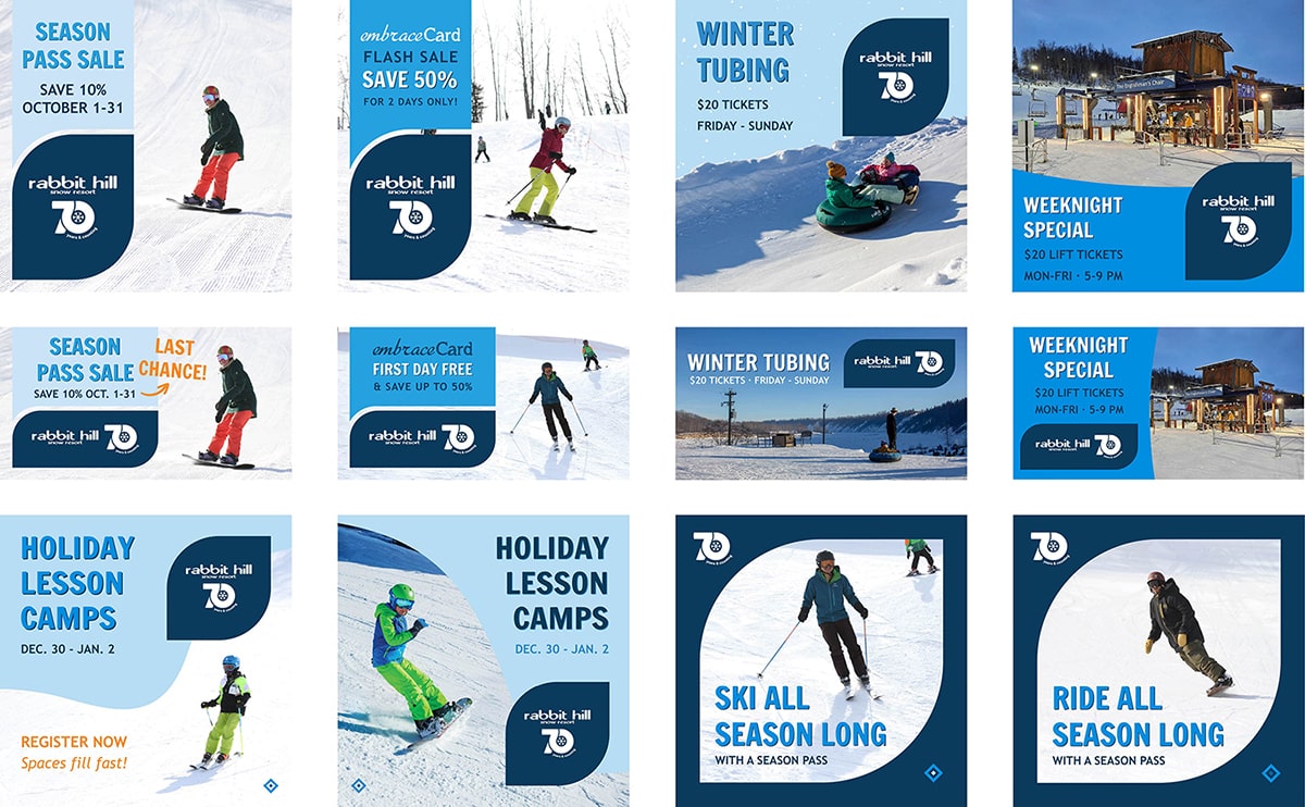 70th Anniversary Branded Digital Ads